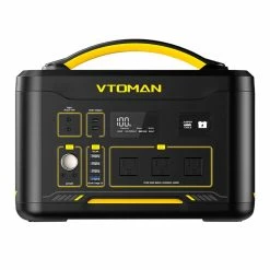 VTOMAN Jump 1500X Portable Power Station, 828Wh LiFePO4 Battery Solar Generator, 1500W Pure Sine Wave AC Output, 12 Ports, 2376Wh Capacity Expandable, LED Light
