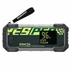 YESPER ARMOR PRO Portable Power Station With Car Inverter, 240Wh Battery, 120W AC Output, PD 100W USB-C In/Output
