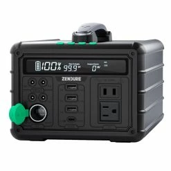 ZENDURE SuperBase 600M Portable Power Station, 607Wh Battery Capacity, 600W AC Output, 9 Ports, Low Noise, 10W LED Lamp