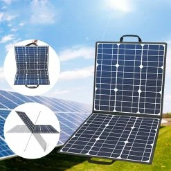 Flashfish SP50 50W 18V Solar Panel With 4 DC Connectors Portable Foldable PV Panels Monocrystalline Solar Panel -IMOU Sales a8bc9e4db733495e99b92a8169ebfa44 490019 4