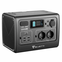 BLUETTI EB55 Portable Power Station 700W/537Wh Solar Generator - Grey