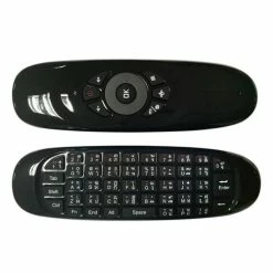C120 Thai Version 6-Axis Gyro 2.4G Wireless Air Mouse QWERTY Keyboard For Android/Windows/Mac OS/Linux Systems - Black