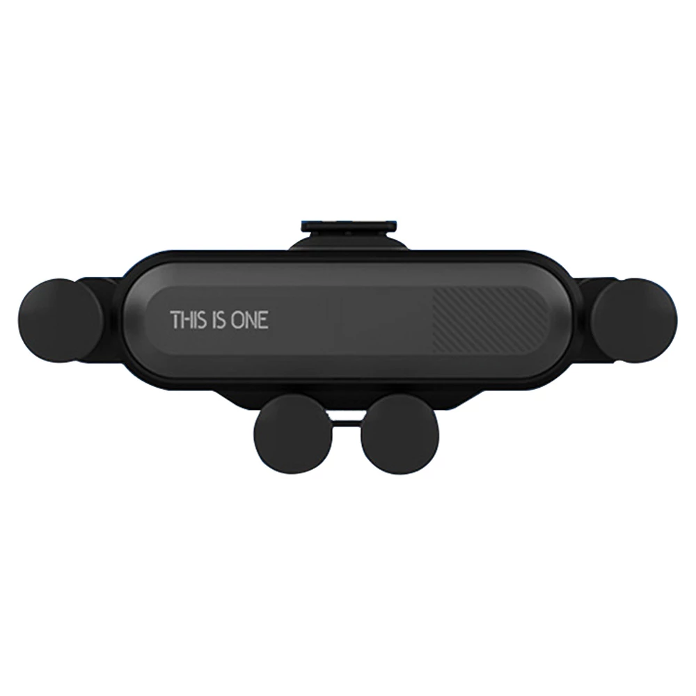 360-Degree Rotation Gravity Air Vent Mount Car Phone Holder For 4.7-6.5 Inch Smartphones - Grey 4 360-Degree Rotation Gravity Air Vent Mount Car Phone Holder For 4.7-6.5 Inch Smartphones - Grey - Image 2