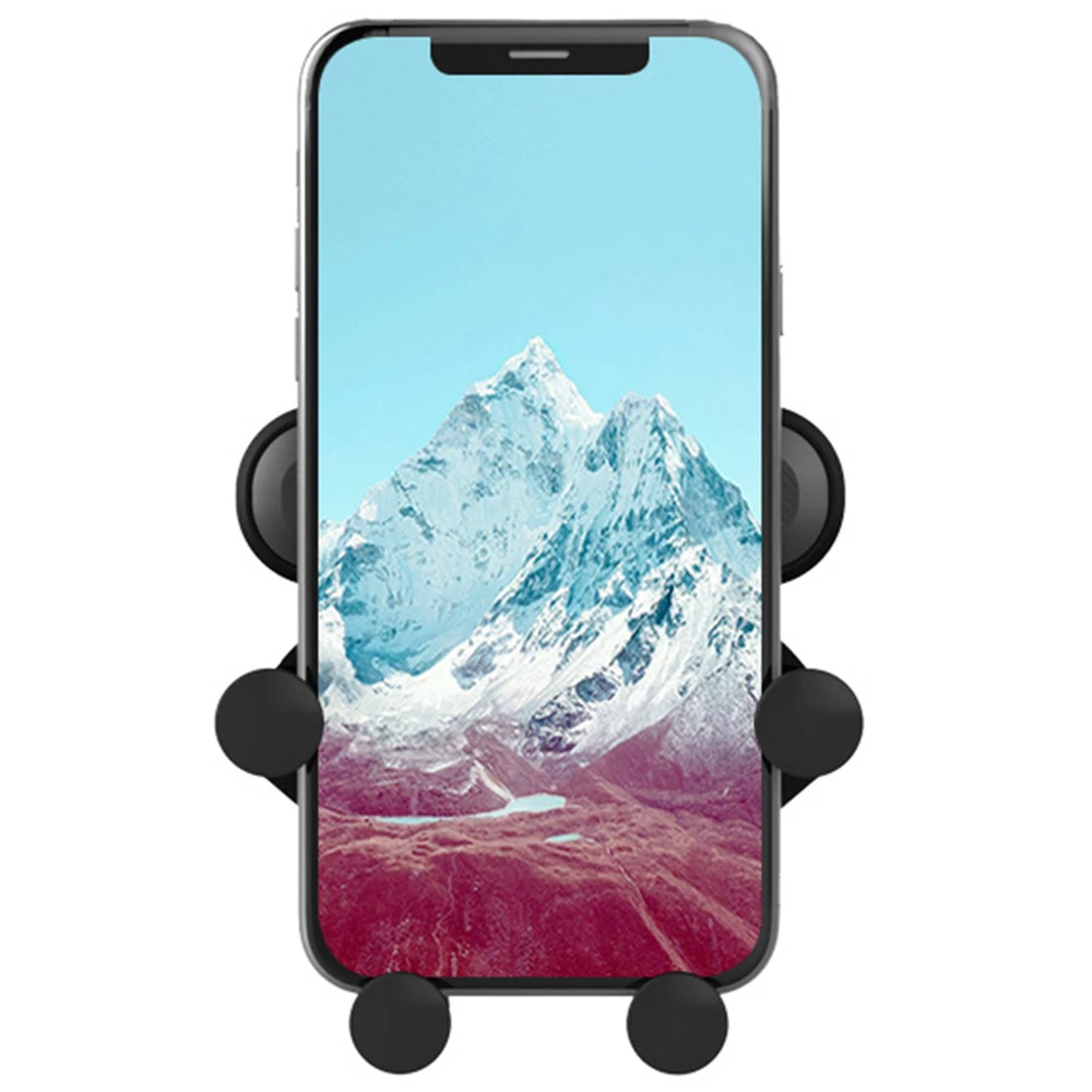 360-Degree Rotation Gravity Air Vent Mount Car Phone Holder For 4.7-6.5 Inch Smartphones - Red 5 360-Degree Rotation Gravity Air Vent Mount Car Phone Holder For 4.7-6.5 Inch Smartphones - Red - Image 3