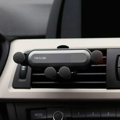 360-Degree Rotation Gravity Air Vent Mount Car Phone Holder For 4.7-6.5 Inch Smartphones - Silver -IMOU Sales car phone holder for 4 7 6 5 inch smartphones silver 20191210011440064