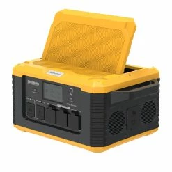 FJDynamics PowerSec MP2000 Portable Power Station + 200W Solar Panel, 2000W (4000W Peak) With Removable Battery Pack, 2264Wh Battery Backup Solar Generator, With AC Outlet 12 Outputs, 2-Hour Fast Charge, UPS System, For Home Outdoor Camping - EU Plug -IMOU Sales fjdynamics powersec mp2000 portable power station eu plug ff9482 1668131471031 1