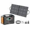 Flashfish E200 200W 151Wh Portable Power Station + SP50 18V 50W Foldable Solar Panel Outdoor Power Supply Kit -IMOU Sales flashfish e200 200w portable power station a6c678 1662972105680