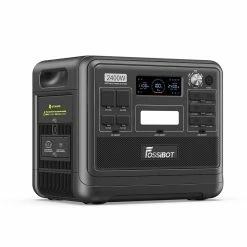 FOSSiBOT F2400 Portable Power Station Kit + FOSSiBOT SP200 18V 200W Foldable Solar Panel, 2048Wh/640000mAh LiFePO4 Battery, 2400W(4600W Peak) Solar Generator, 3xAC RV Car USB Type-C QC3.0 PD DC5521 Pure Sine Wave Full Outlets, 1.5 Hours Fast Charging -IMOU Sales fossibot f2400 2048wh portable power station black eu plug 6257c1 1673014775637 2