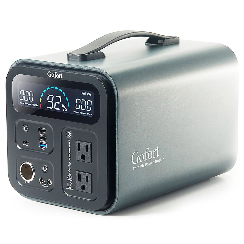 Gofort UA1100 1200W 1100Wh Portable Power Station + 2Pcs Flashfish TSP 18V 100W Foldable Solar Panel Outdoor Power Supply Kit 4 Gofort UA1100 1200W 1100Wh Portable Power Station + 2Pcs Flashfish TSP 18V 100W Foldable Solar Panel Outdoor Power Supply Kit - Image 2