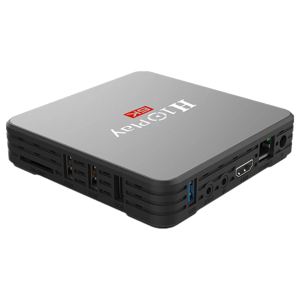 H10 Play Allwinner H6 Android 9.0 6K TV Box 4GB/64GB USB3.0 WiFi LAN Youtube Netflix AirPlay - Black 5 H10 Play Allwinner H6 Android 9.0 6K TV Box 4GB/64GB USB3.0 WiFi LAN Youtube Netflix AirPlay - Black - Image 3