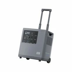 Mango Power E Home Backup And Portable Power Station, 3.5kWh LiFePo4 Battery, Max 3000W Output Power, Expand Up To 3.5-14kWh Large Capacity, 16 Output Ports, Charging 80% In 1 Hour, App Control, For Home Backup, Emergency, RV, Off-Grid - US Plug