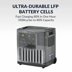 Mango Power E Home Backup And Portable Power Station, 3.5kWh LiFePo4 Battery, Max 3000W Output Power, Expand Up To 3.5-14kWh Large Capacity, 16 Output Ports, Charging 80% In 1 Hour, App Control, For Home Backup, Emergency, RV, Off-Grid - US Plug -IMOU Sales mango power e 3 5kwh portable power station bf7cfa 1669282092044