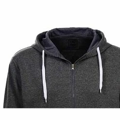 Men Casual Solid Color Long Sleeve Sweatshirt Zipper Hoodie Coat Size 3XL - Dark Gray -IMOU Sales men solid color sweatshirt hoodie dark gray 1571981114941