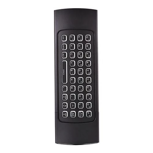 MX3-L-M Backlight & Voice Input 6-Axis Gyro 2.4GHz Wireless Air Mouse QWERTY Keyboard With IR Learning Remote Control For Android/Windows/Linux Systems - Black 5 MX3-L-M Backlight & Voice Input 6-Axis Gyro 2.4GHz Wireless Air Mouse QWERTY Keyboard With IR Learning Remote Control For Android/Windows/Linux Systems - Black - Image 3