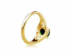 Neoglory Green Crystal Decorated Ring Size 9 M - Green + Gold -IMOU Sales neoglory green crystal decorated ring 1571986380261