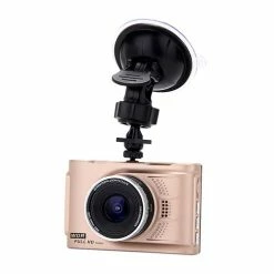 Q7 Car Camera 3.0 Inch HD 120 Degree Wide Angle G-sensor Car DVR Night Vision Loop Record Motion Detection Car Recorder - Gold