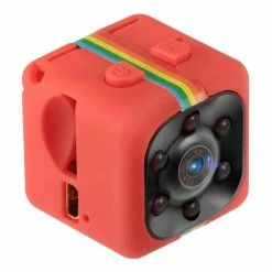 Quelima SQ11 Mini DV Camera HD 1080P Night Vision Wide Angle DV Motion Recorder - Red