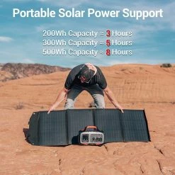 ROCKPALS SP003 100W Foldable Solar Panel For Solar Generator And USB Devices, 21.5%-23.5% Conversion Efficiency, Support Parallel, QC 3.0 Fast Charging, Compatible With Jackery/EF/Bluetti/Anker/Goal Zero Power Station, Portable Solar Panel Charger -IMOU Sales rockpals sp003 100w foldable solar panel f20720 1670903160389