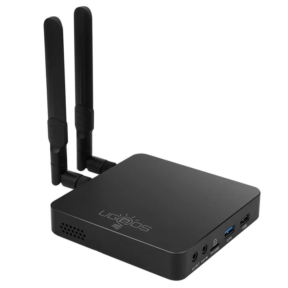 UGOOS AM6 Plus Amlogic S922XJ 4GB/32GB Android 9.0 4K TV BOX Wake Up On LAN With 2.4G+5G MIMO WIFI 1000M LAN Bluetooth 5.0 HDMI 2.1 USB 3.0 - Black 4 UGOOS AM6 Plus Amlogic S922XJ 4GB/32GB Android 9.0 4K TV BOX Wake Up On LAN With 2.4G+5G MIMO WIFI 1000M LAN Bluetooth 5.0 HDMI 2.1 USB 3.0 - Black - Image 2
