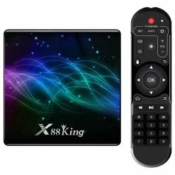 X88 King Amlogic S922X Android 9.0 TV BOX 4GB/128GB EMMC 2.4G+5G WIFI Bluetooth 5.0 USB3.0 Gigabit LAN Optical