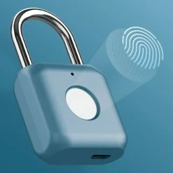 YOUDIAN Smart Fingerprint Padlock Kitty USB Charging Keyless Lock For Gym Door Bicycle Suitcase From Xiaomi Youpin - Green -IMOU Sales youdian smart fingerprint padlock kitty from xiaomi youpin blue 1574132709706